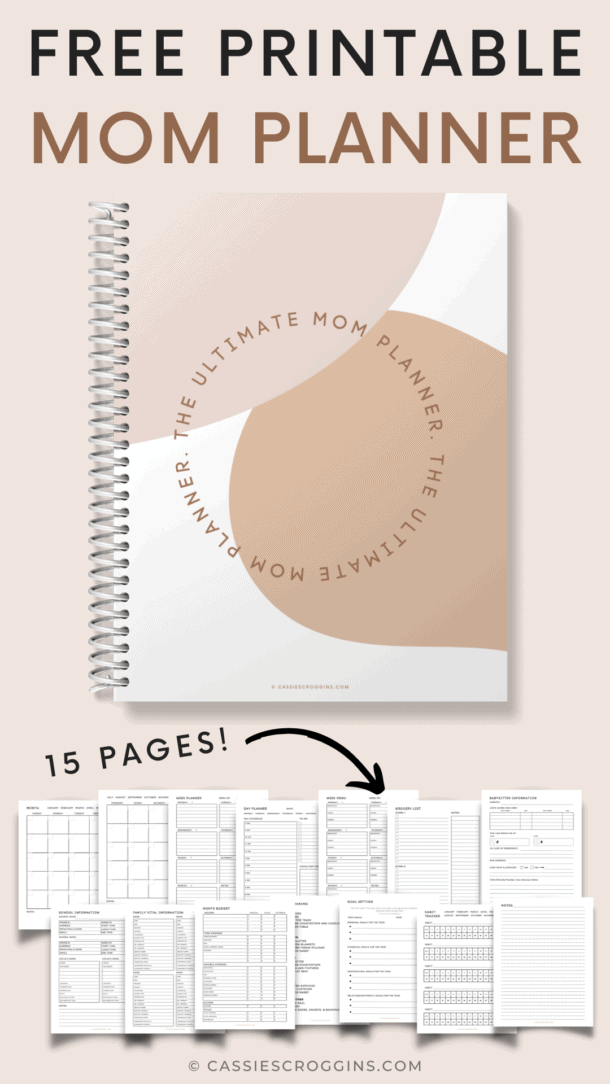 Free Printable Mom Planner + 45 Page Ultimate Mom Planner!