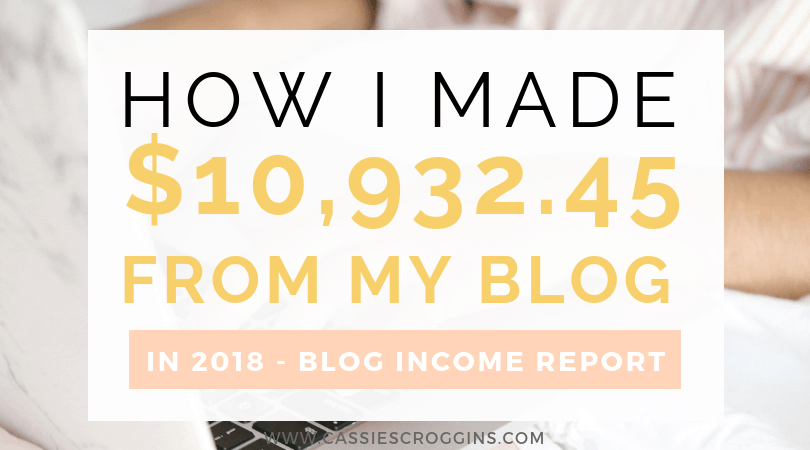 How I Made $10,932.45 Blogging Last Year - Blog Income Report + Monthly ...