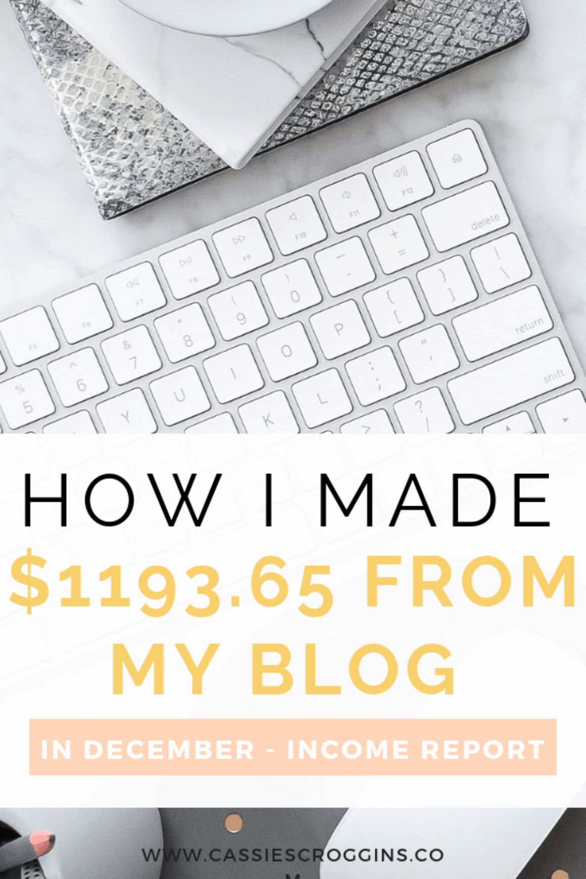 How I Made $1,193.65 From My Blog In December - Blog Income Report