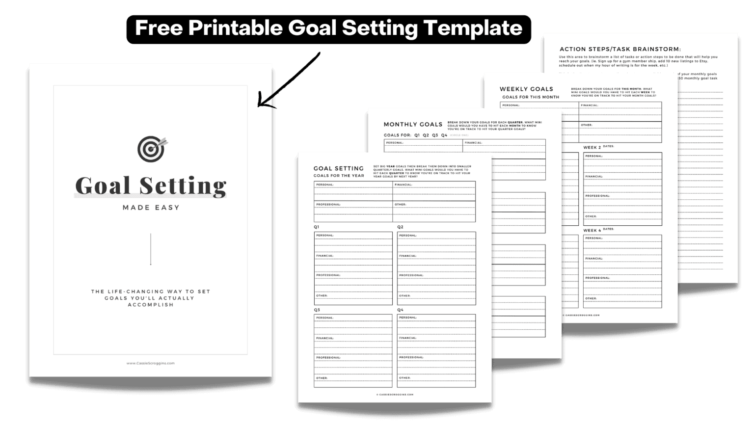 150 Powerful Monthly Goals That Will Change Your Life [+Free Goal ...